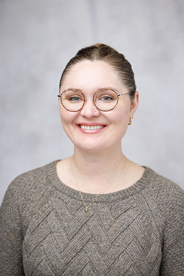 Alexandra Schenck, MS, CCC-SLP, a licensed speech-language pathologist